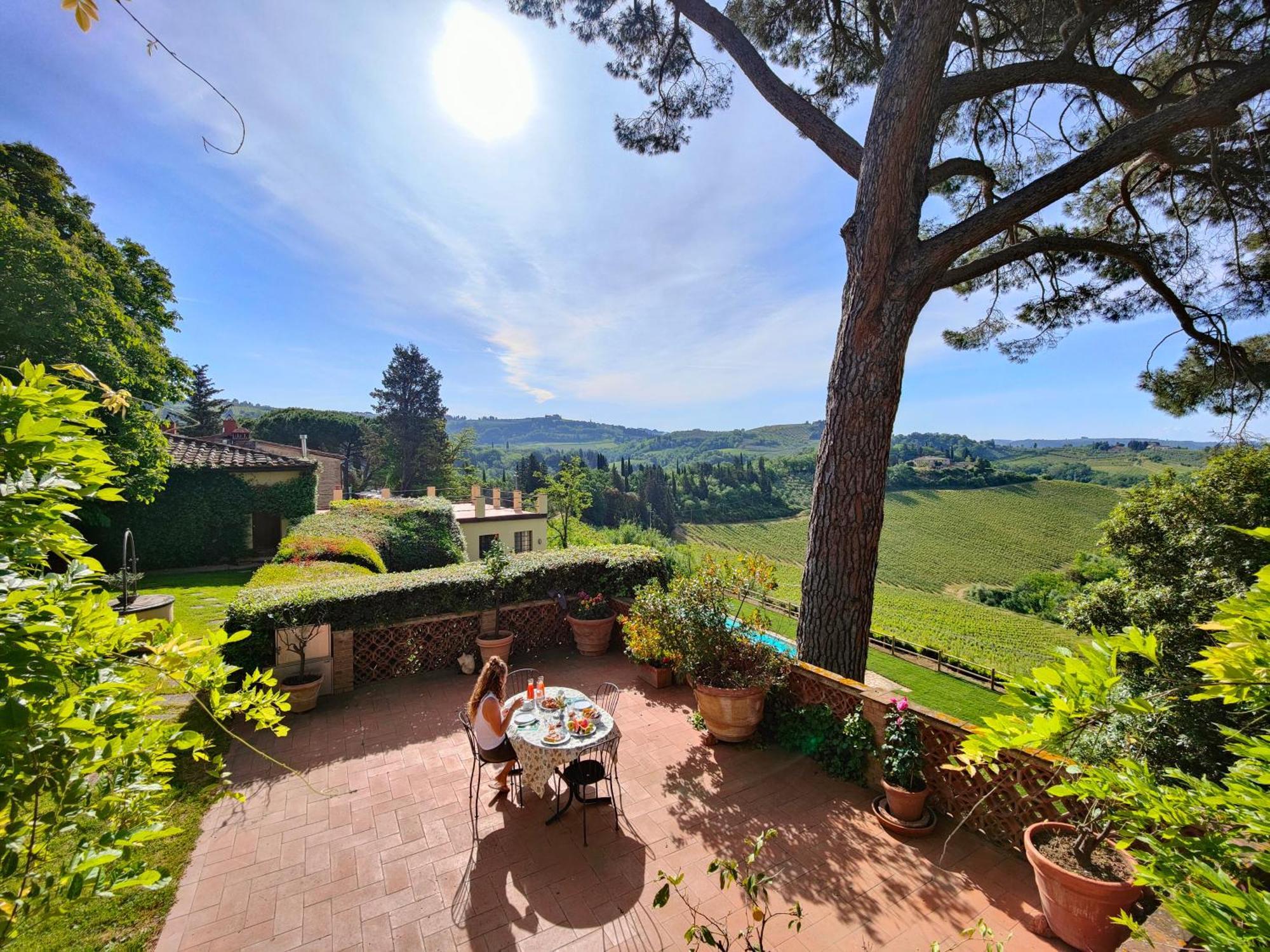 Agriturismo Bio Fattoria Bacio Certaldo Exteriör bild